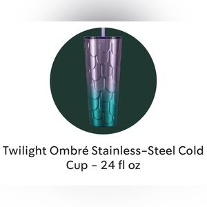 Brand New!!  Starbucks Twilight Ombré Stainless-Steel Cold
Cup - 24 fl oz